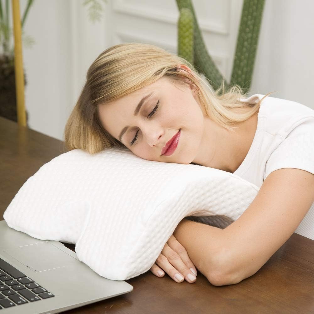 Arched Pillow Slow Rebound Pressure Neck