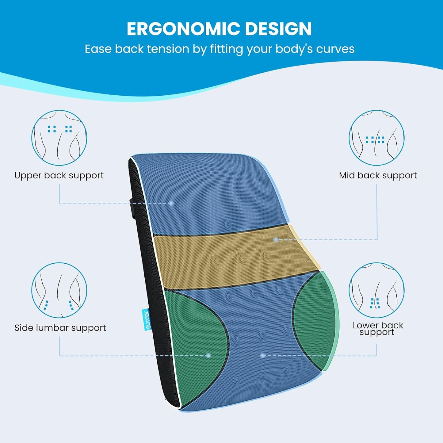 Support Pillow for Office Chair