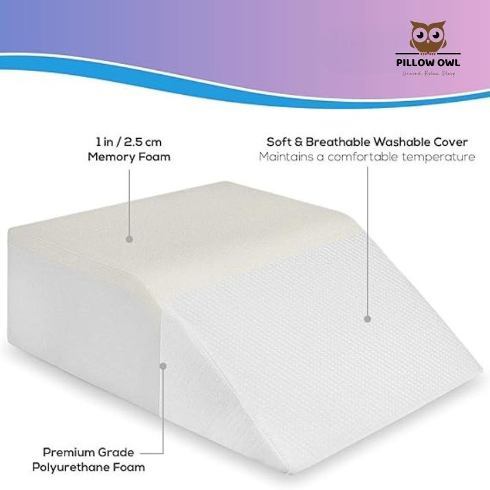 Leg Rest Elevating Foam Wedge Pillow