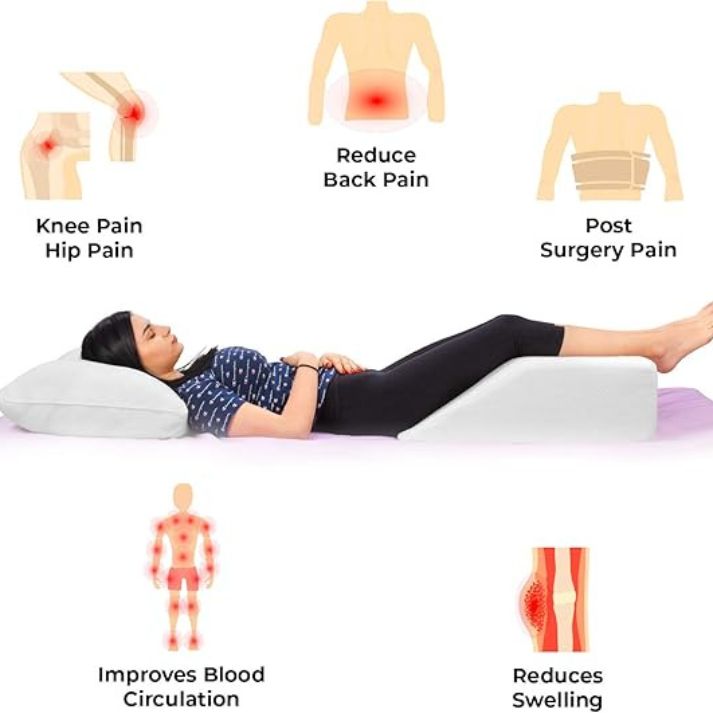 Leg Rest Elevating Foam Wedge Pillow