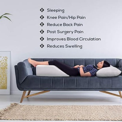 Leg Rest Elevating Foam Wedge Pillow